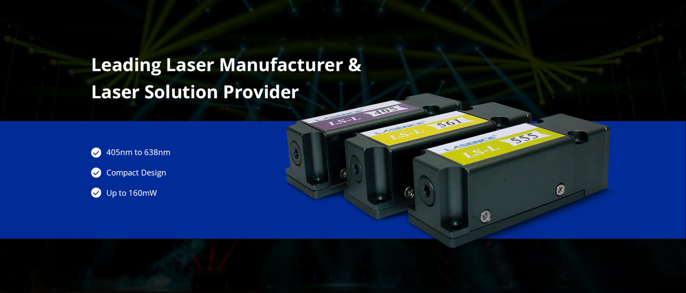 Modulo laser giallo