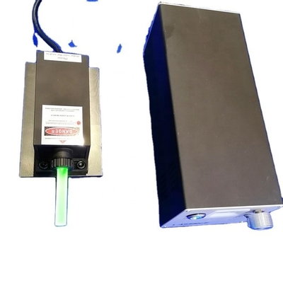 Laser DPSS allo stato solido con peso di 1,8 kg e altezza del raggio di 85 mm Laser giallo da 100 mW