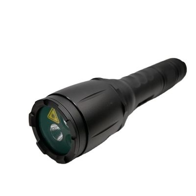 Lanterna laser e LED leggera con 18650 Batteria Lunghezza d'onda 520nm Peso 0,8 KG