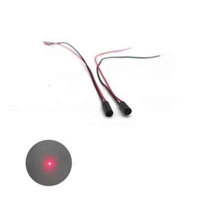 Modulo laser lineare a 650 nm 5VDC con 5000 ore di durata e alloggiamento dorato in ottone