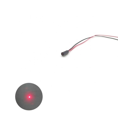 Modulo laser lineare a 650 nm 5VDC con 5000 ore di durata e alloggiamento dorato in ottone