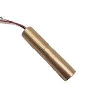 Modulo di diodo laser in ottone da 650 nm a 5 MW con tempo di risalita di 0,5 secondi e rotondità del raggio dal 70 al 100%