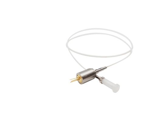 Modulo accoppiato a fibra laser verde a 520 nm compatto con alluminio anodizzato nero