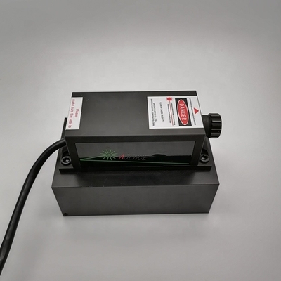 Laser DPSS allo stato solido con peso di 1,8 kg e altezza del raggio di 85 mm Laser giallo da 100 mW