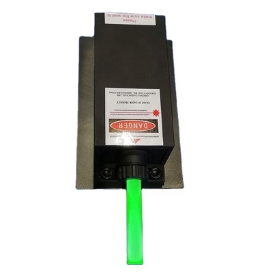 Materiale di alloggiamento Aluminio anodizzato nero 1W 555nm CW DPSS Laser verde per laboratorio e studio