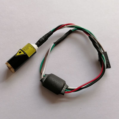 5000 ore di vita Green 532nm Dot Laser 5mW con tempo di risalita veloce e design focalizzabile
